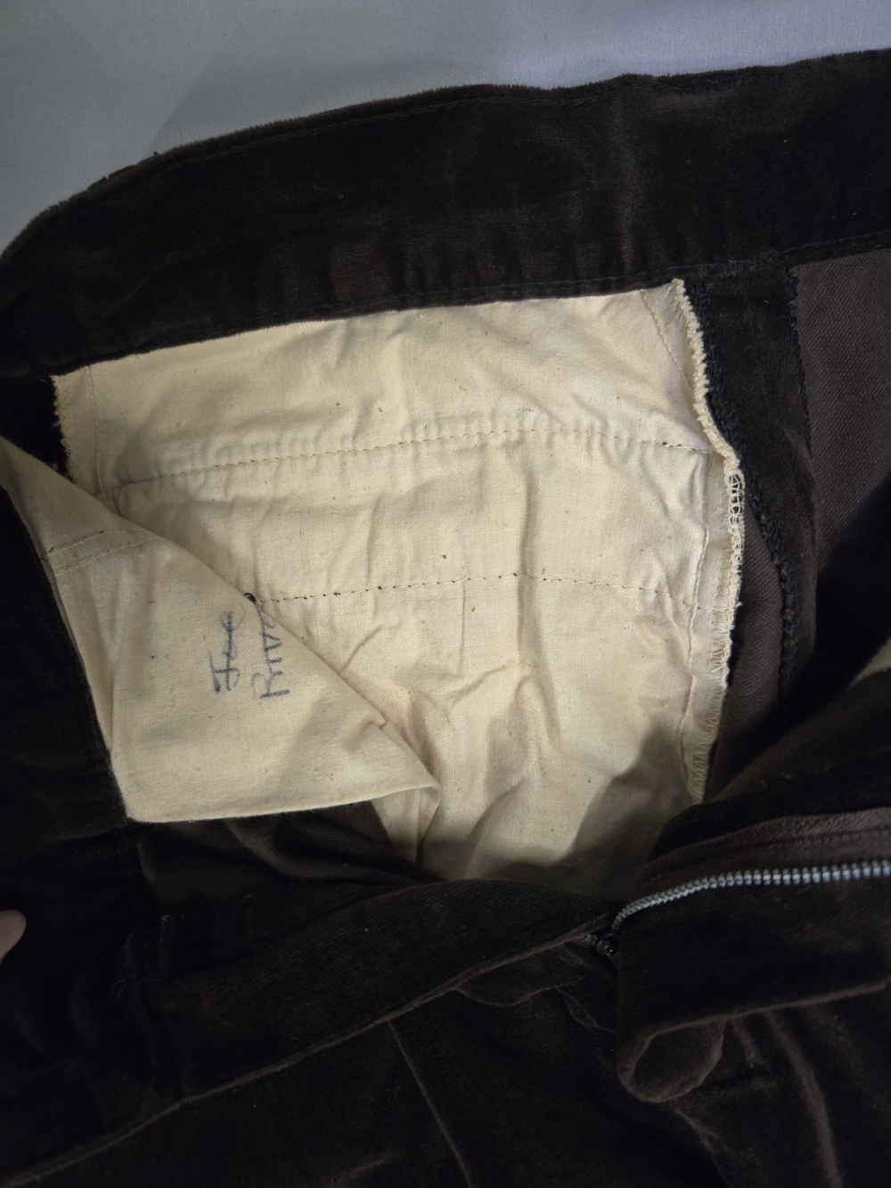 Vtg 80's Fiorucci Women's Dark Brown Corduroy Trousers - Picture 10 of 11